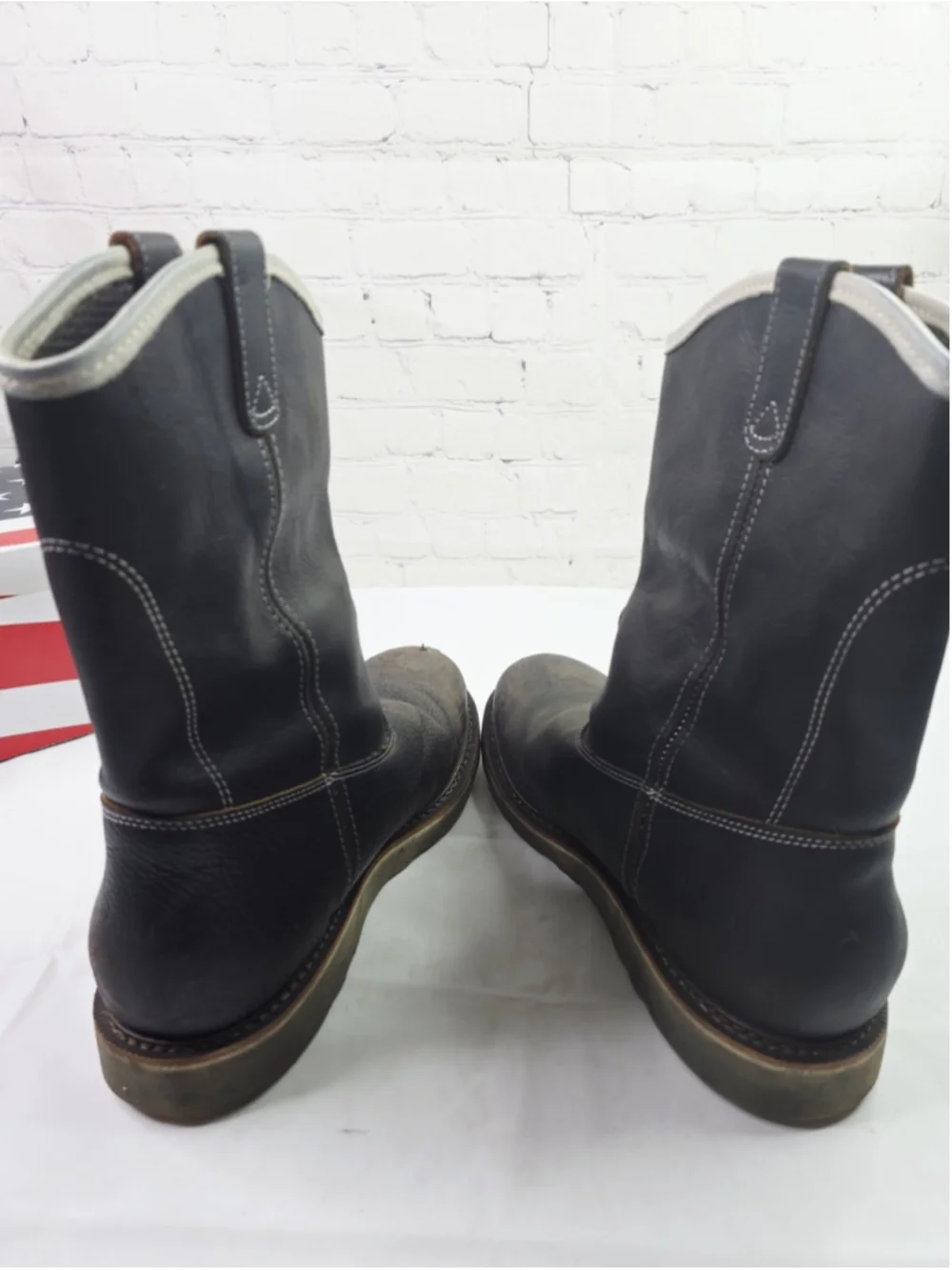 Thorogood Wellington Boots Steel Toe Waterproof Leather 804-4939 Mens 12 D